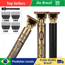 Máquina De Cortar Cabelo Para Barba Masculina Aparador Profissional barbeador acabamento Sem Fio Portátil T9