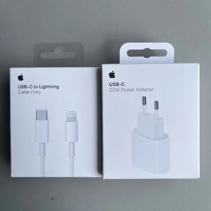 Original Apple – Carregador 20W USB-C Power Adapter para iPhone 16, 15, 14, 13, 12 (Mini, Pro, Max, Plus)