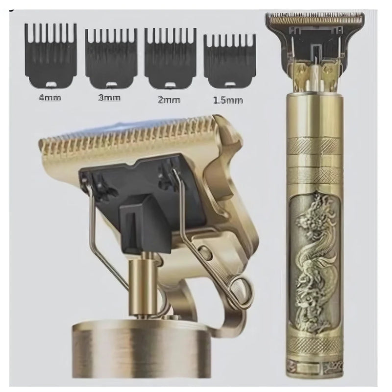 Máquina De Cortar Cabelo Para Barba Masculina Aparador Profissional barbeador acabamento Sem Fio Portátil T9