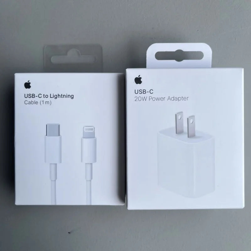 Original Apple – Carregador 20W USB-C Power Adapter para iPhone 16, 15, 14, 13, 12 (Mini, Pro, Max, Plus)