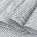 Jogo com 6 Jogos Americanos Redondos e Porta-Copos – Trançados, Laváveis, Resistente ao Calor – Jogos de Mesa e Porta-Copos para Mesa de Jantar