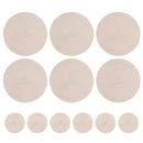 Jogo com 6 Jogos Americanos Redondos e Porta-Copos – Trançados, Laváveis, Resistente ao Calor – Jogos de Mesa e Porta-Copos para Mesa de Jantar