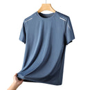 Camiseta Masculina CHRLCK de Corrida – Secagem Rápida, Respirável, Macia e Elástica para Esportes ao Ar Livre, Trilha, Pesca e Verão