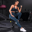 Conjunto Feminino 2 Peças – Roupas de Yoga Sem Costura, Traje Esportivo para Treino, Academia e Fitness, Legging de Cintura Alta