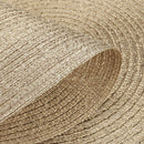 Jogo com 6 Jogos Americanos Redondos e Porta-Copos – Trançados, Laváveis, Resistente ao Calor – Jogos de Mesa e Porta-Copos para Mesa de Jantar