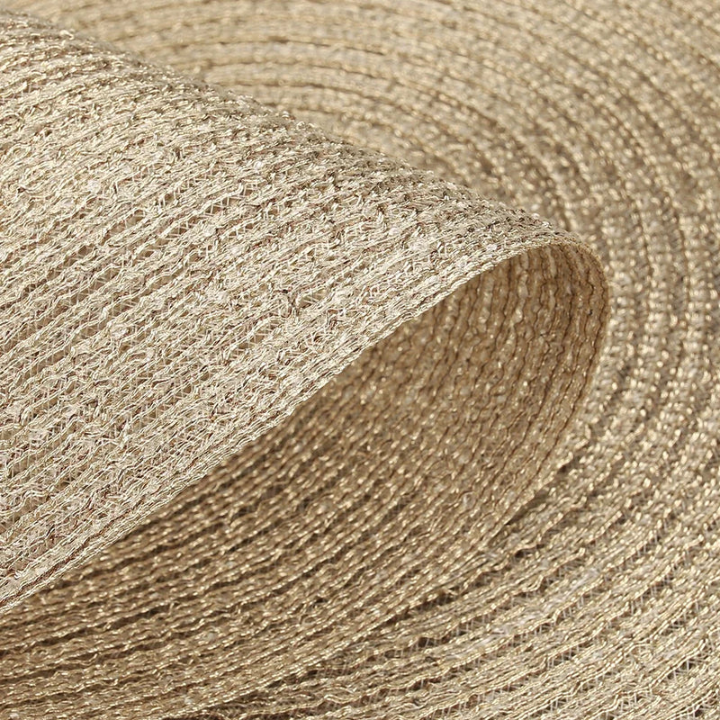 Jogo com 6 Jogos Americanos Redondos e Porta-Copos – Trançados, Laváveis, Resistente ao Calor – Jogos de Mesa e Porta-Copos para Mesa de Jantar