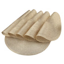 Jogo com 6 Jogos Americanos Redondos e Porta-Copos – Trançados, Laváveis, Resistente ao Calor – Jogos de Mesa e Porta-Copos para Mesa de Jantar