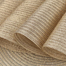 Jogo com 6 Jogos Americanos Redondos e Porta-Copos – Trançados, Laváveis, Resistente ao Calor – Jogos de Mesa e Porta-Copos para Mesa de Jantar