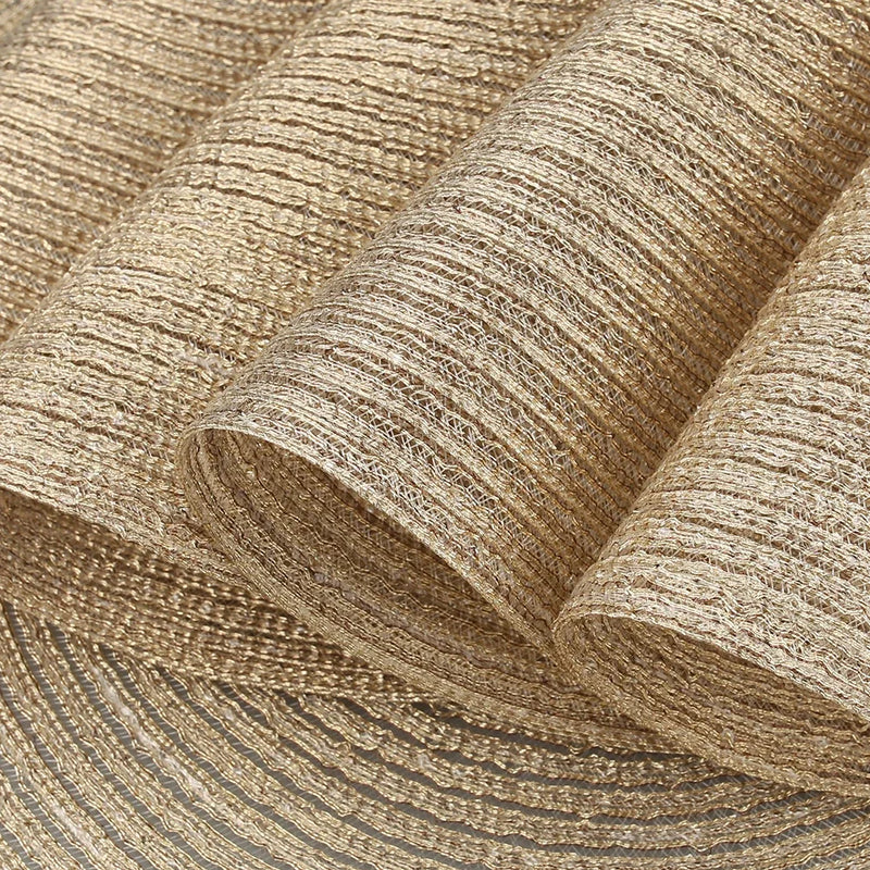 Jogo com 6 Jogos Americanos Redondos e Porta-Copos – Trançados, Laváveis, Resistente ao Calor – Jogos de Mesa e Porta-Copos para Mesa de Jantar